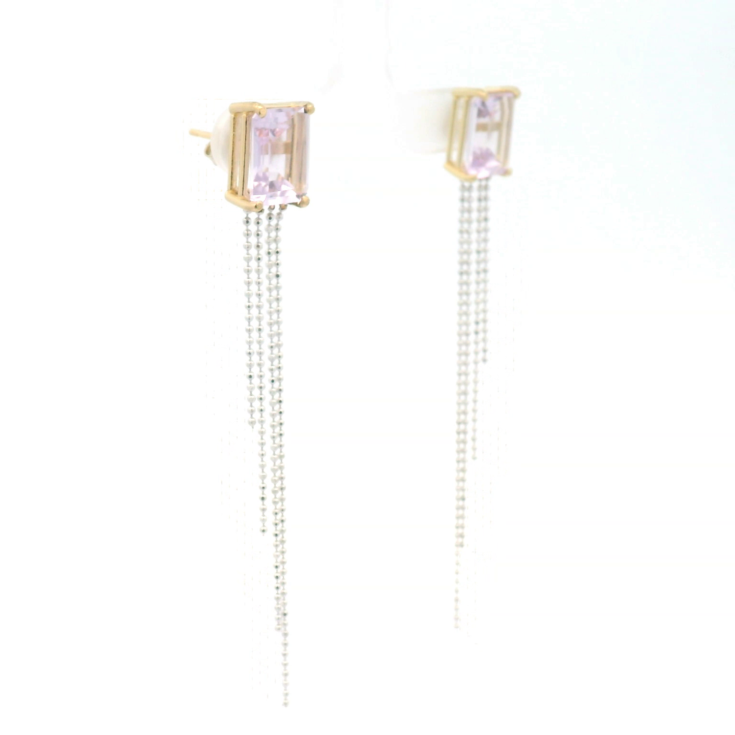 Pink Amethyst Fridge earrings