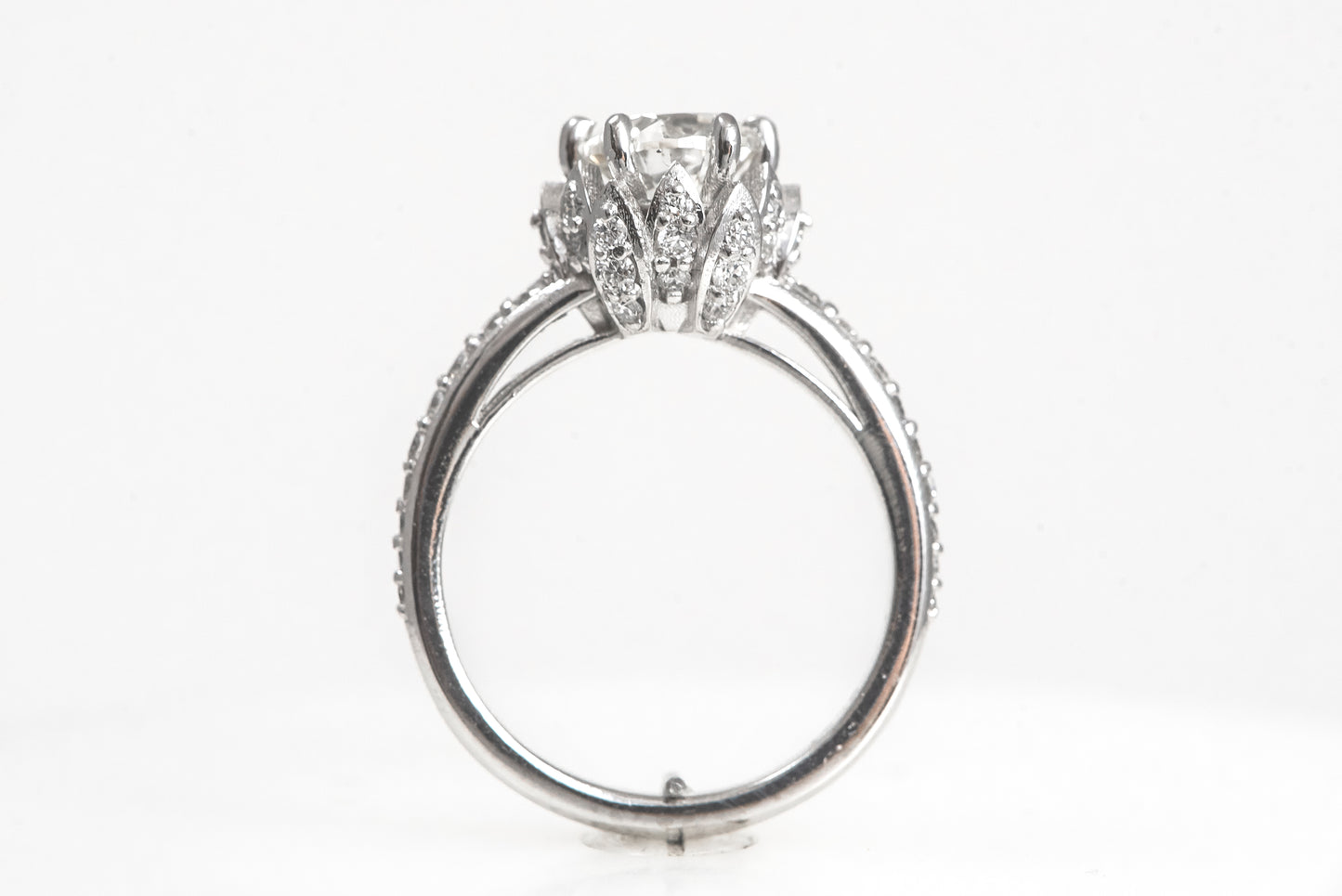 Diamond Semi mount Engagement Ring-Mary