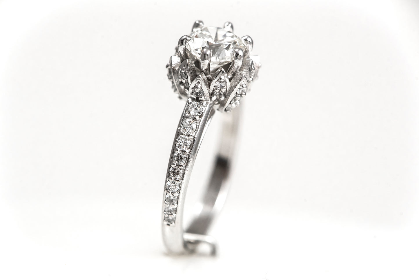 Diamond Semi mount Engagement Ring-Mary